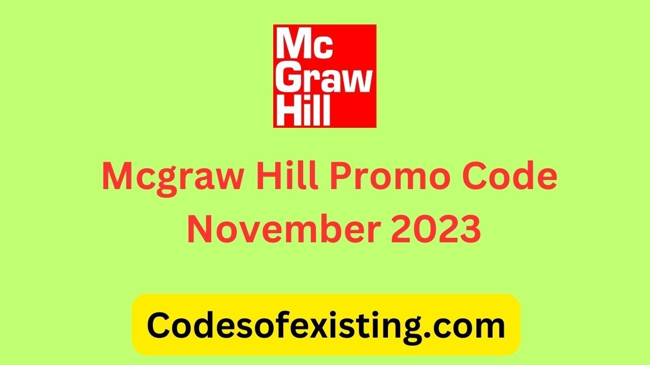 20 OFF Mcgraw Hill Promo Code November 2023 Free Shipping 