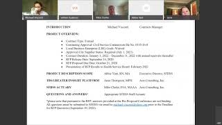 RFP Pre-Proposal Bid Conference Call - September 16, 2020
