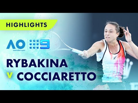 Match Highlights: Elena Rybakina v Elisabetta Cocciaretto -Australian Open 2023 | WWOS