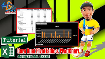 Cara Buat PivotTable dan PivotChart di Ms. Excel  | Belajar Excel Untuk Pemula | Tutorial Excel