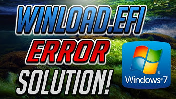 Windows 7 Winload.efi is Missing or Corrupt Error FIX!