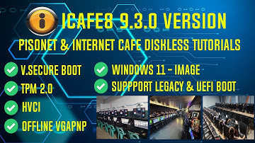 Latest iCafe8 9.3.0 Version with OFFLINE VGAPNP Tutorials ( Tagalog )