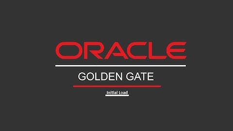 Initial Load DataPump