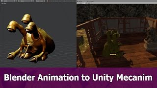 Blender FBX Animations to Unity 5 Mecanim