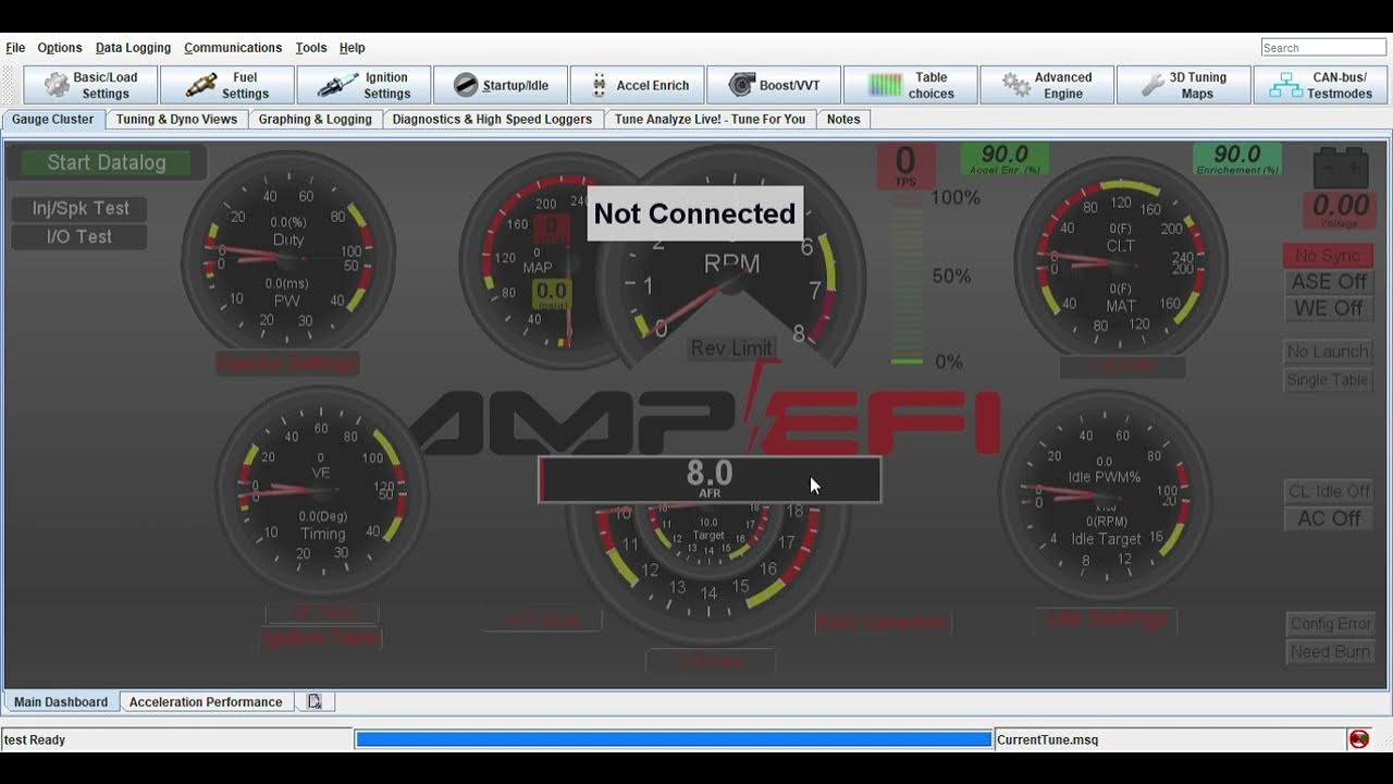 Megasquirt TunerStudio MS Software overview YouTube