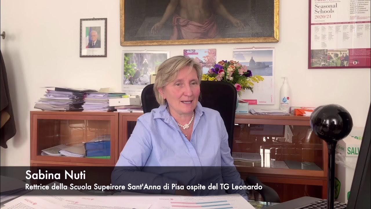 Sabina Nuti, rettrice della Scuola Superiore Sant'Anna di Pisa al Tg ...