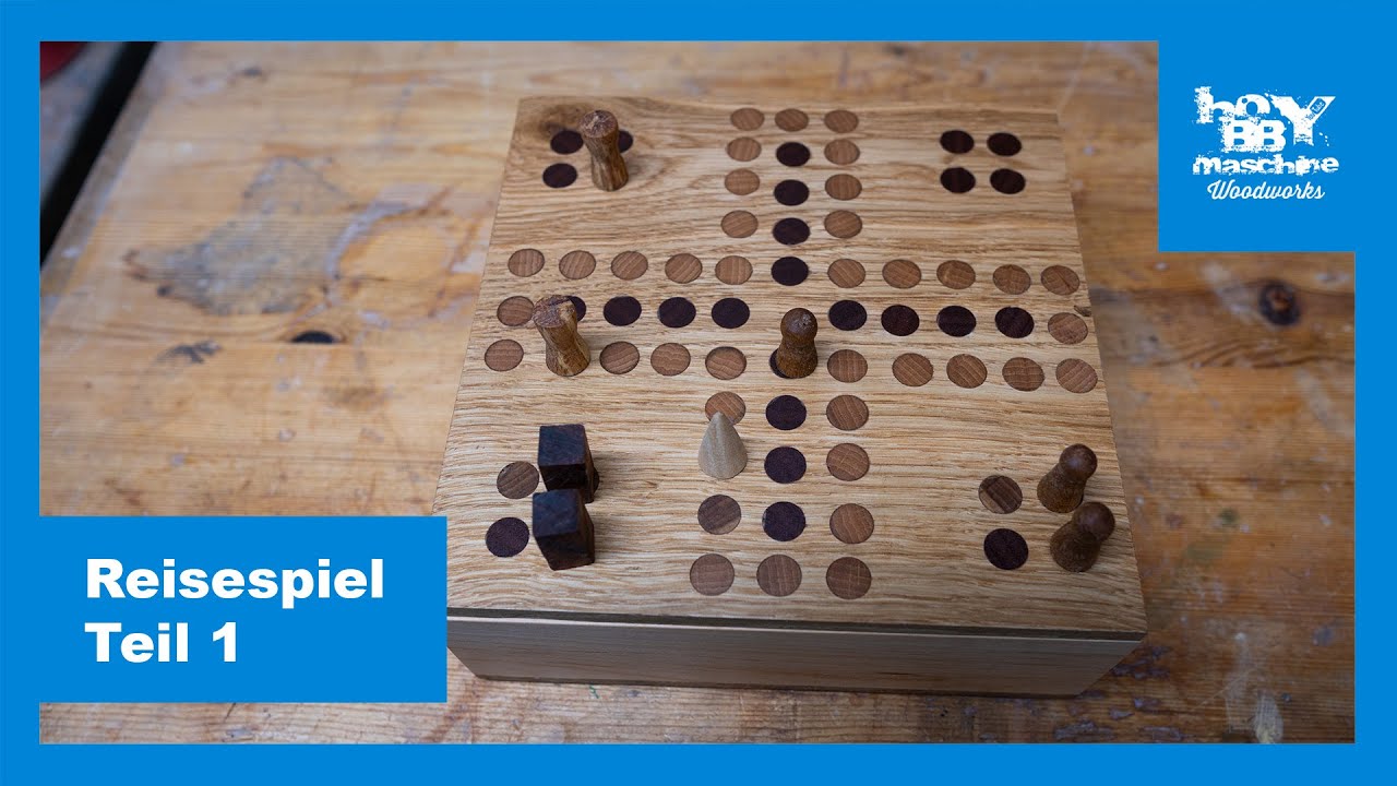 Großes Mensch ärgere Dich Nicht Aus Holz Teil 1 Reisespiel/Mensch-ärgere-dich-nicht bauen - YouTube