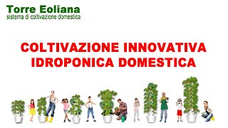 Coltivazione Innovativa. Idroponica Domestica Torre Eoliana - Orto Casalingo