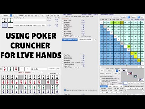 How to Use Poker Cruncher in a Live Hand
