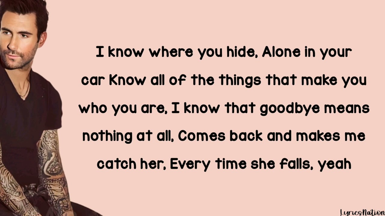 Maroon 5 - She Will Be Loved (lyrics)
