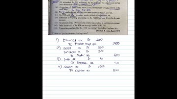 Exercise 16. Rectification of Errors. TS Reddy A Murthy. #bcomaccounting #rectificationoferrors