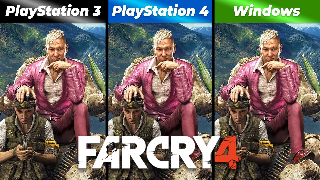 Far Cry 4 | PS3 - PS4 - Windows | Graphics Comparison - YouTube