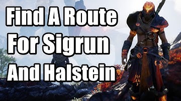 AC Valhalla Dawn of Ragnarok - Find A Route For Sigrun And Halstein - Gift To The God