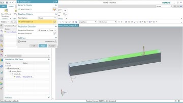 How to use Divide Face in a PrePost application Siemens NX 12
