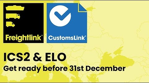 ICS2 & ELO webinar - Tuesday 2nd December 2025