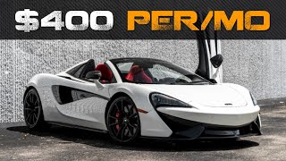 McLaren 570s \/\/ here’s how you can own for $400 per month