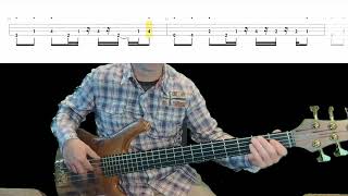 Level 42 - Starchild Bass Cover (Drums & Bass Only) with Playalong Tabs in Video