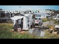 Airstream Basecamp Tent Camping at Pacific Beach | Moonshade Snow Peak IGT Tramezzino Baja Burner