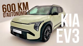 Découverte - Kia vient de dévoiler sa nouvelle EV3 qui promet jusqu'à 600 km d'autonomie !!!