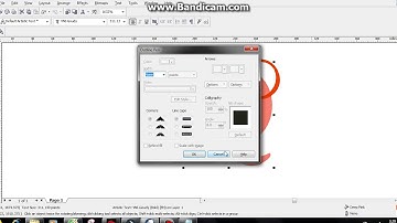 chữ lồng corel 2