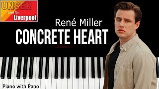 René Miller - Concrete Heart  | Unser Lied für Liverpool Germany 🇩🇪 | Piano Cover | Eurovision 2023