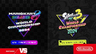 The Mario Kart 8 Deluxe World Championship 2024 and Splatoon 3 World Championship 2024