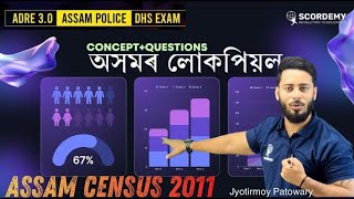 Assam Census 2011 | Concept & Questions || By Jyotirmoy Patowary Sir