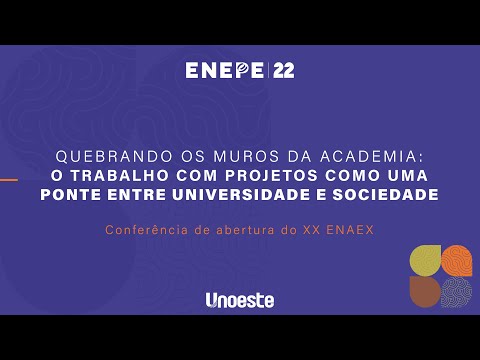 Conferência de <br /> abertura do XX ENAEXT