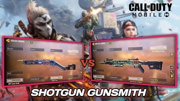 HSO405 vs KRM 262 l Best Shotgun Gunsmith l Call Of Duty Mobile Battle Royale