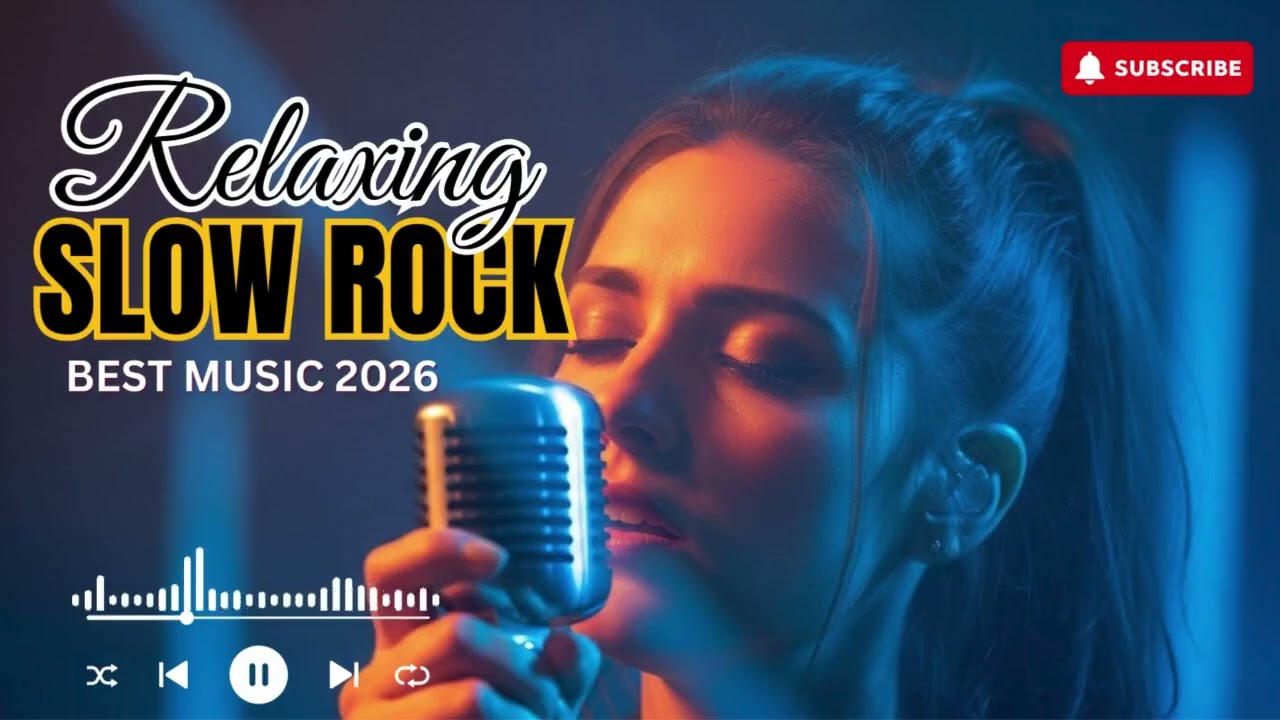 Relaxing Slow Rock Atmosphere 🌌 Soft Rock Ballads for Peace & Deep Focus