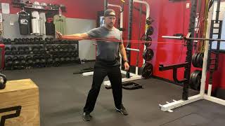 Single Arm Band Pull Apart