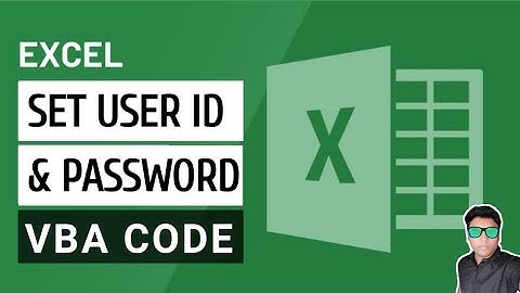 MS Excel Userform Login Id Password Create in Hindi || Set user id & password in MS Excel file