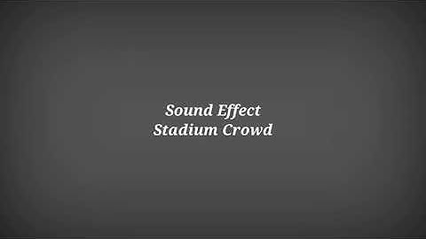Sound Effect - Stadium Crowd ⚽⚾🏀🏈