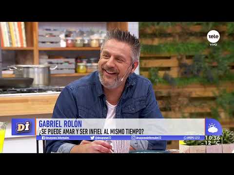 Gabriel Rolón vuelve a Montevideo: "El amor está muy idealizado"