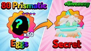 Opening 80+ PRISMATIC EGGS in New ATLANTIS UPDATE | Pet Catchers