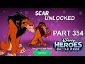 Disney Heroes Battle Mode SCAR UNLOCKED PART 354 Gameplay Walkthrough - iOS/Android