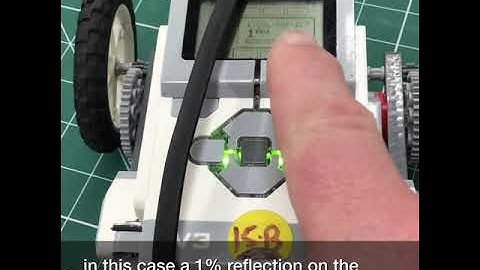 Color Sensor on Drag Racer