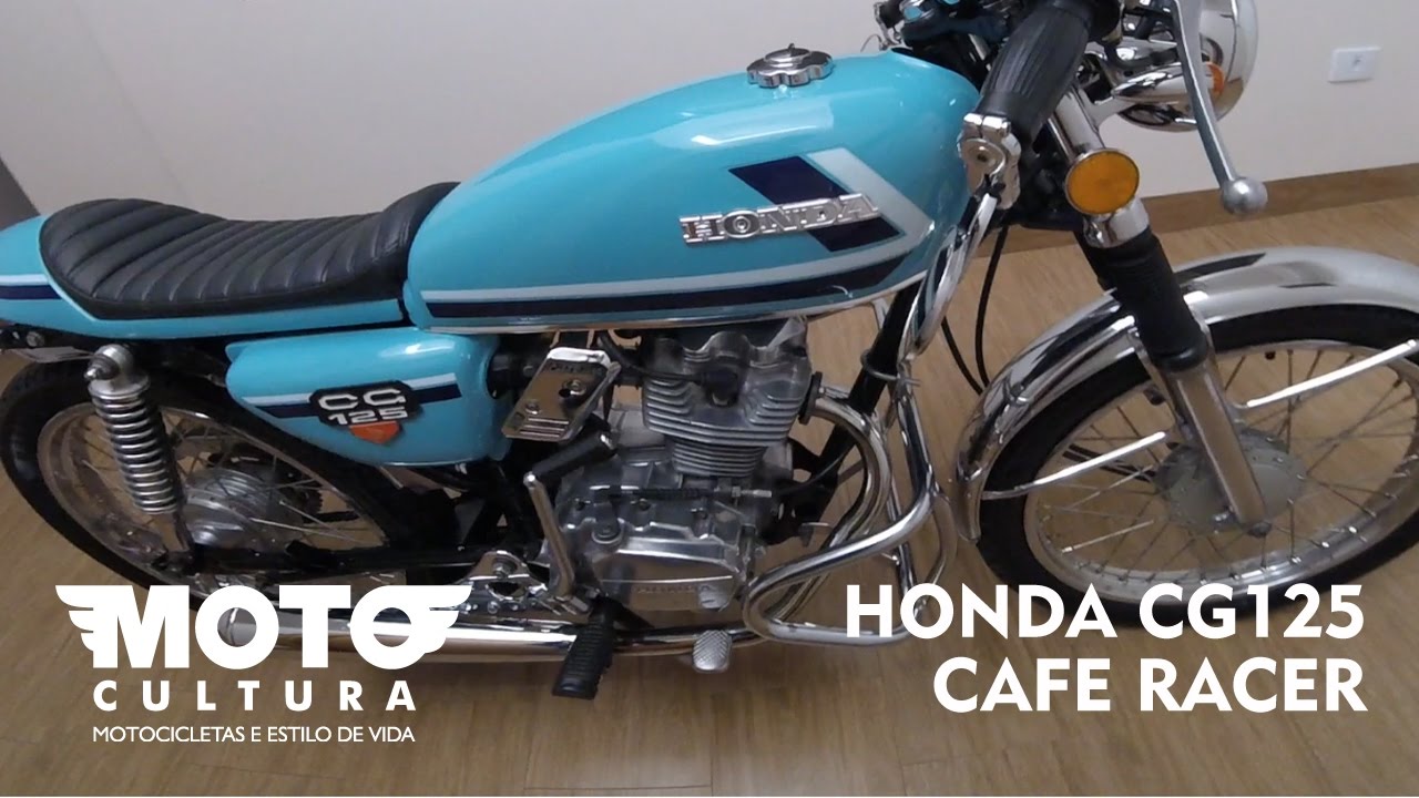 Honda CG125  Cafe  Racer  pelo designer Fernando Casado YouTube