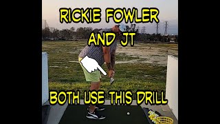Rickie Fowler and Justin Thomas do this drill. Maybe we should be, too. #golf #practice #viral