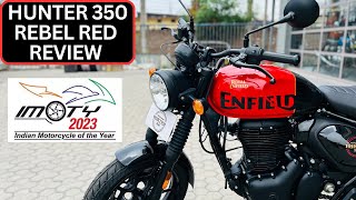 2023 Royal Enfield Hunter 350 Rebel Red New Model Review Best Colour ?