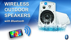 Wireless Outdoor Speakers With Bluetooth Youtube