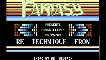 Fantasy Intro - Commodore 64 - C64 - Punk Killer - Cracktro