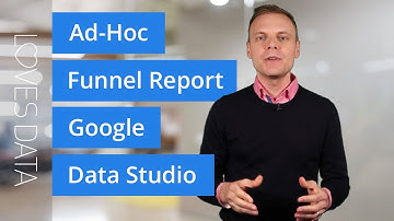 Building an Ad-Hoc Funnel Report with Google Data Studio // Tutorial