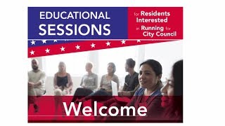 Educational Session for Residents Interested in Running for City Council in November Election