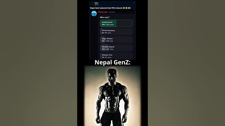 “Gen Z in Nepal just elected a Prime Minister… on Discord 💀 | Meme Edit”