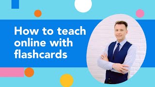How to teach online with flashcards