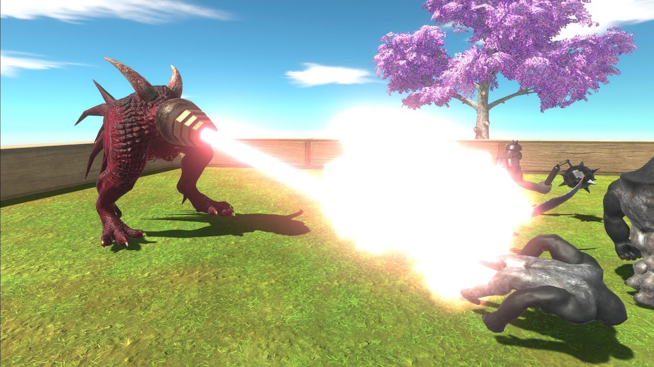 Escape from Hell Laser - Escape from Monster - Animal Revolt Battle Simulator