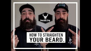 How To Straighten Your Beard 1 Minute Tutorial screenshot 5
