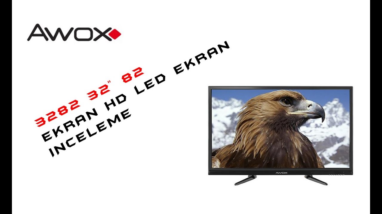 Awox U3200STR 32 82 Ekran Uydu Alıcılı HD LED TV kutu açılımı ve kurulumu.  