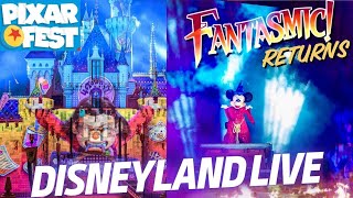 Fantasmic & Castle View Fireworks Disneyland LIVE Saturday - Pixar Fest